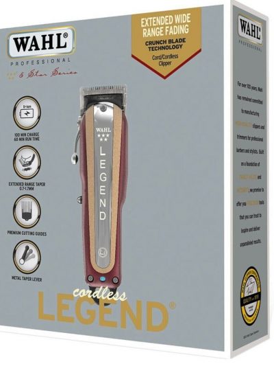 Wahl Professional 5 Star CORDLESS Legend Hair Barber Clipper PREMIUM GUARDS