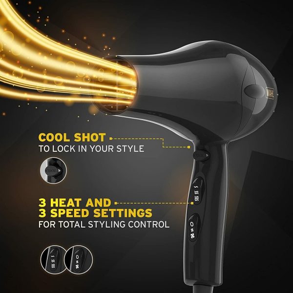 Wahl PowerPik 2 1250W Hair Dryer with Attachments - Black - Image 4