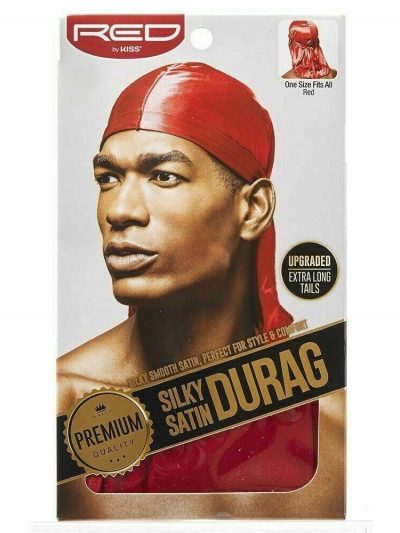 RED BY KISS PREMIUM QUALITY SILKY SATIN DURAG CAP Red