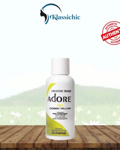 ADORE SEMI-PERMANENT HAIR DYE COLORS 118 ML Cosmic Yellow 161