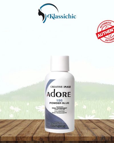 ADORE SEMI-PERMANENT HAIR DYE COLORS 118 ML Powder Blue 198