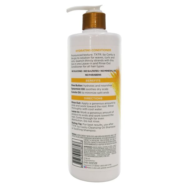 TXTR by Cantu Hydrating Conditioner 16oz - Image 2