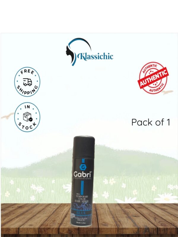 Gabri Professional - Pro Temporary Hair Colour Spray Blue 150ml