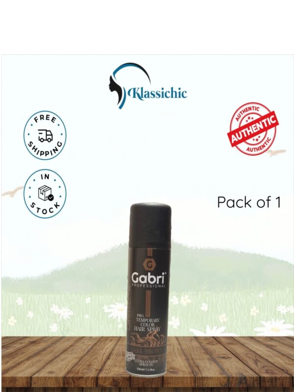 Gabri Professional - Pro Temporary Hair Colour Spray Dark Brown 150ml