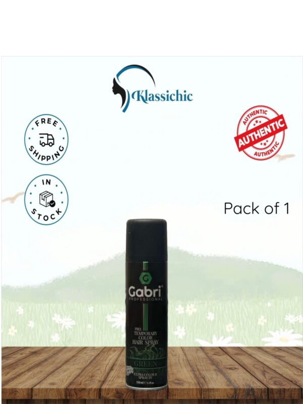 Gabri Professional - Pro Temporary Hair Colour Spray Green 150ml