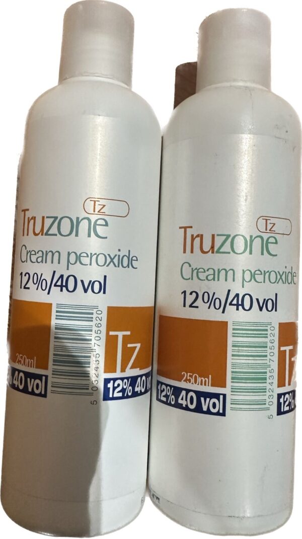 2X Truzone 250ml Cream Peroxide 12% 40 Volume for Better Mixability