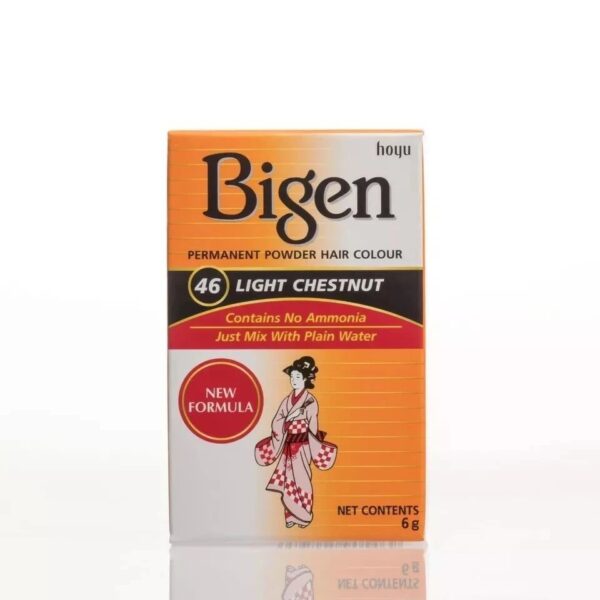 Bigen 46 Light Chestnut Hair Coloring Powder