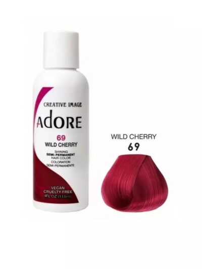 Adore Shining Semi Permanent Hair Colour 69 Wild Cherry 118ml