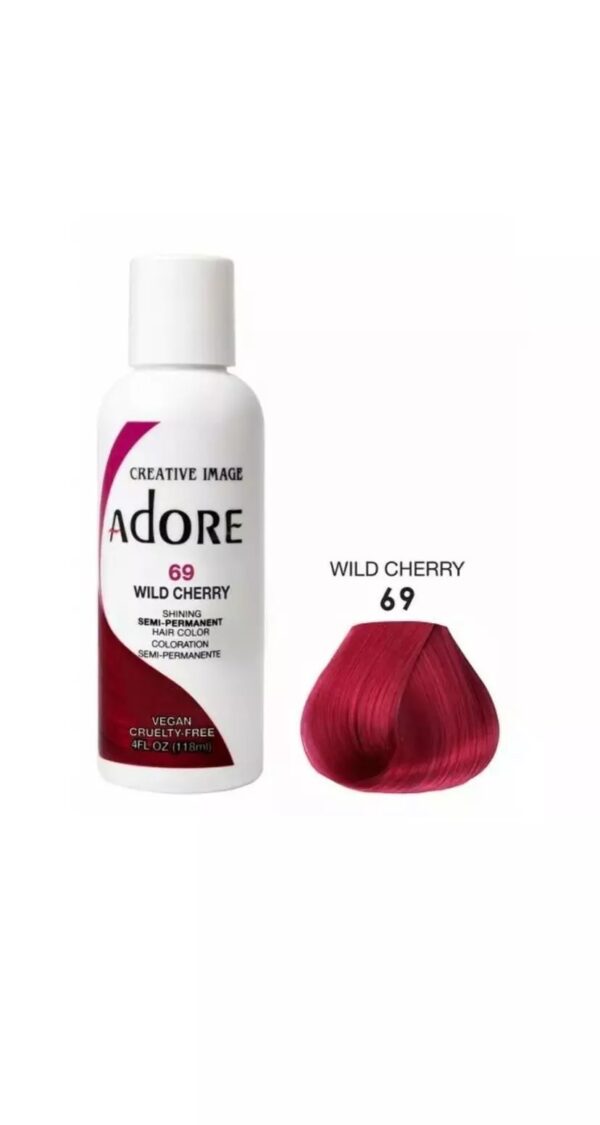 Adore Shining Semi Permanent Hair Colour 69 Wild Cherry 118ml