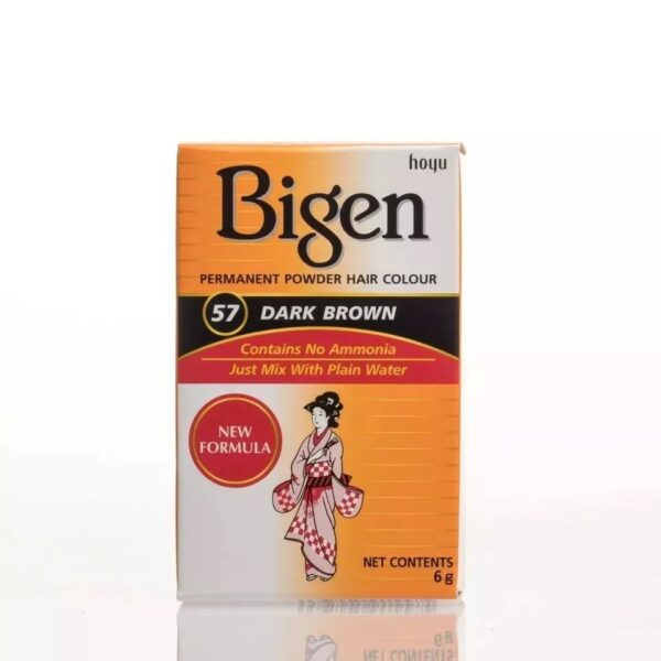 Bigen 57 Dark Brown Hair Coloring Powder