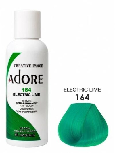 Adore Shining Semi Permanent Hair Colour 164 Electric Lime 118ml