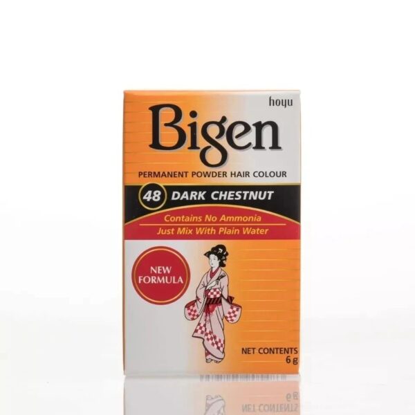 Bigen 48 Dark Chestnut Hair Coloring Powder