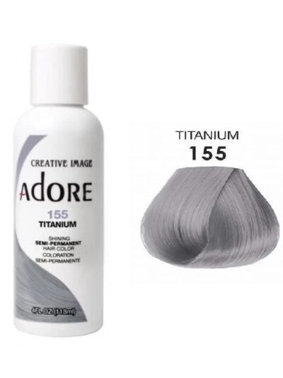 Adore Shining Semi Permanent Hair Colour 155 Titanium 118ml