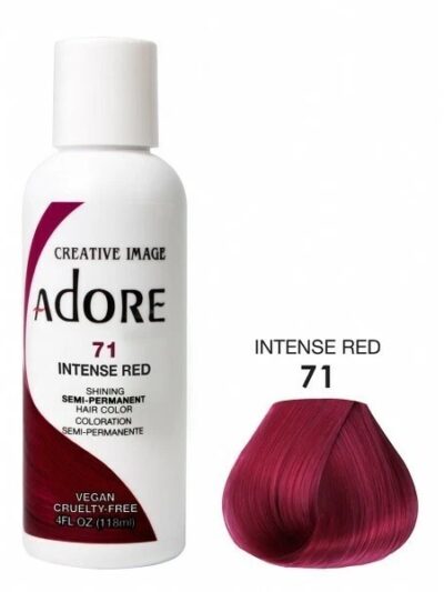 Adore Shining Semi Permanent Hair Colour 71 Intense Red 118ml