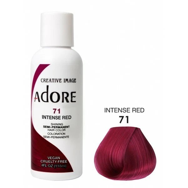 Adore Shining Semi Permanent Hair Colour 71 Intense Red 118ml