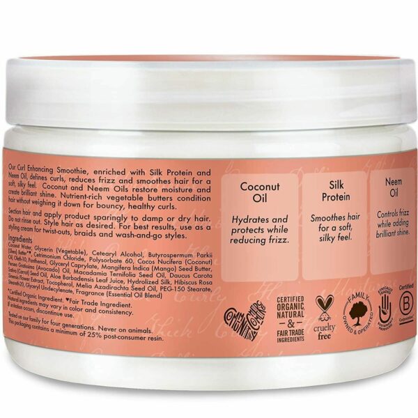 SHEA MOISTURE COCONUT AND HIBISCUS CURLING GEL SOUFFLE 340G - Image 2