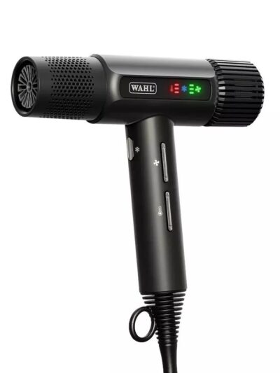 Wahl Vanquish Hair Dryer 1600W Corded 3 Heat Settings with Cool-Shot Black ZY166