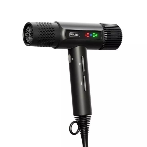 Wahl Vanquish Hair Dryer 1600W Corded 3 Heat Settings with Cool-Shot Black ZY166