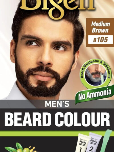 Bigen Men’s Beard Color – Medium Brown  (B105)