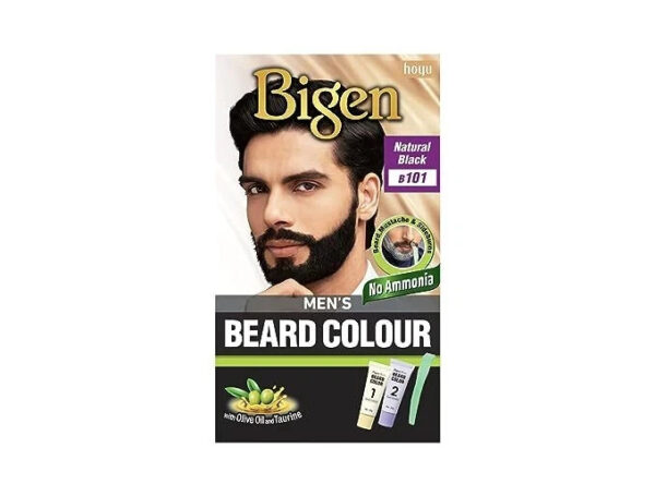 Bigen Men's Beard Color - Natural  Black (B101)