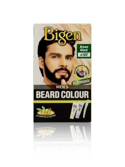 Bigen Men’s Beard Color – Brown  Black (B102)