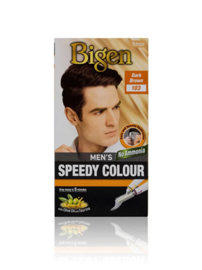 Bigen Speedy 103  Mens Hair Colour Set – Dark Brown