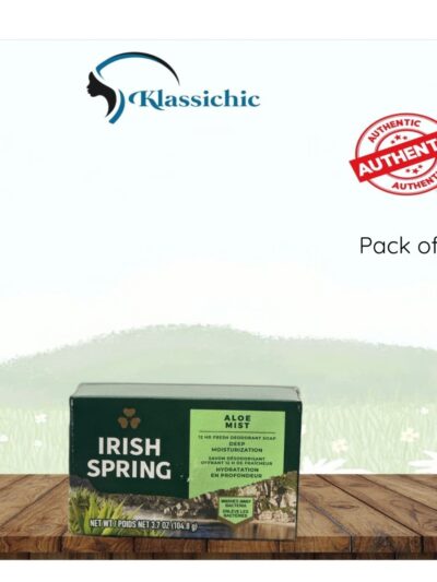 Irish Spring Deodorant Soap Bar – Original ( 3.7 oz Soap Bar) Pack of 4