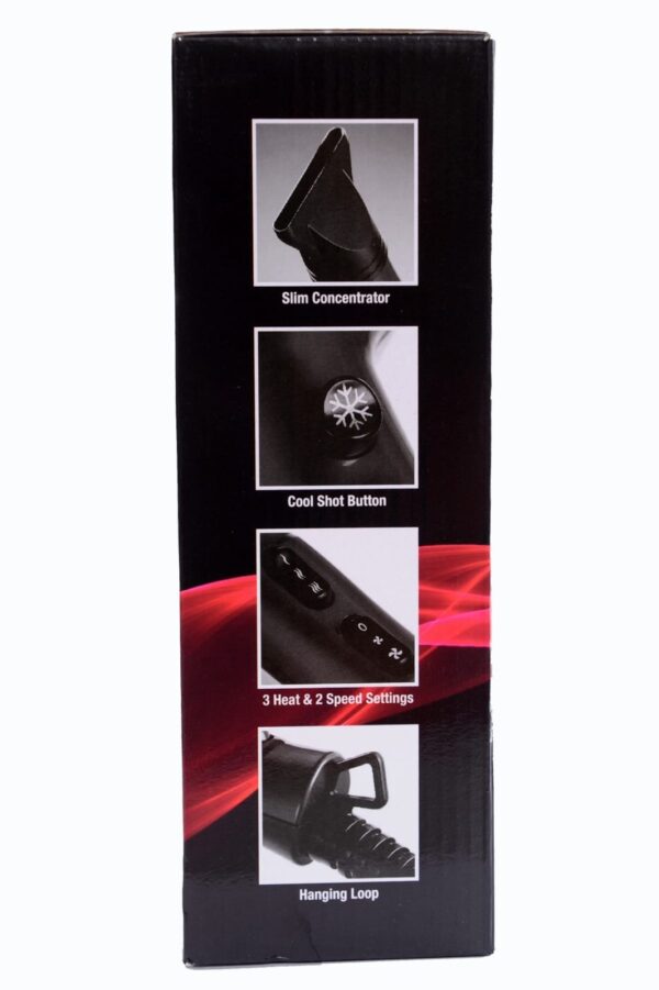 Aliza Professional Hair Dryer Red Edition 1875 - Image 2