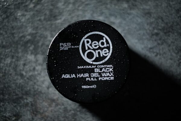 RedOne Hair Styling Wax Black 3x150 ml | Strong Hold Gel Wax | Lime Scent | Shin - Image 4