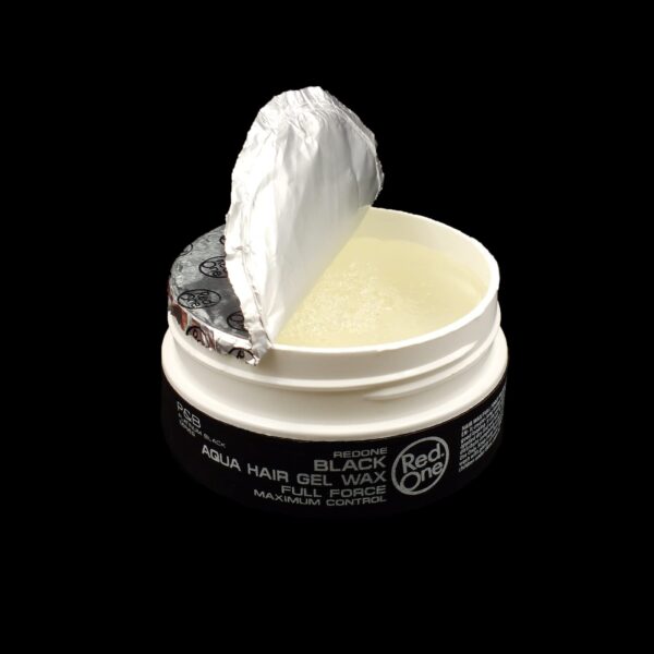 RedOne Hair Styling Wax Black 3x150 ml | Strong Hold Gel Wax | Lime Scent | Shin - Image 5