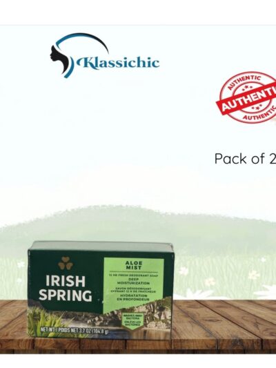 Irish Spring Deodorant Soap Bar – Original ( 3.7 oz Soap Bar) Pack of 2