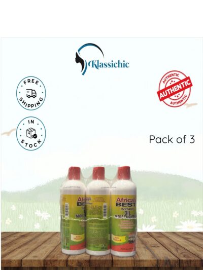 Africa Best Instant Oil Moisturizer 355ml Pack of 3