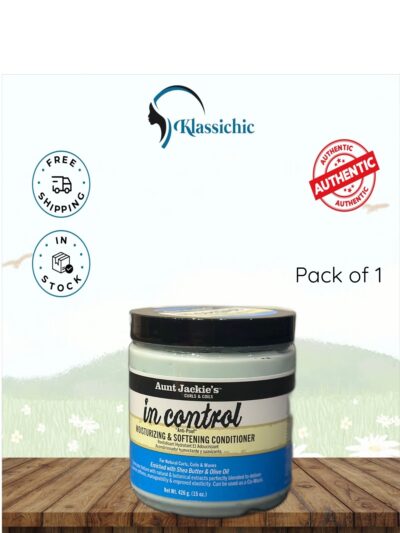 Aunt Jackie’s In Control Moisturizing & Softening Conditioner 15oz with olive