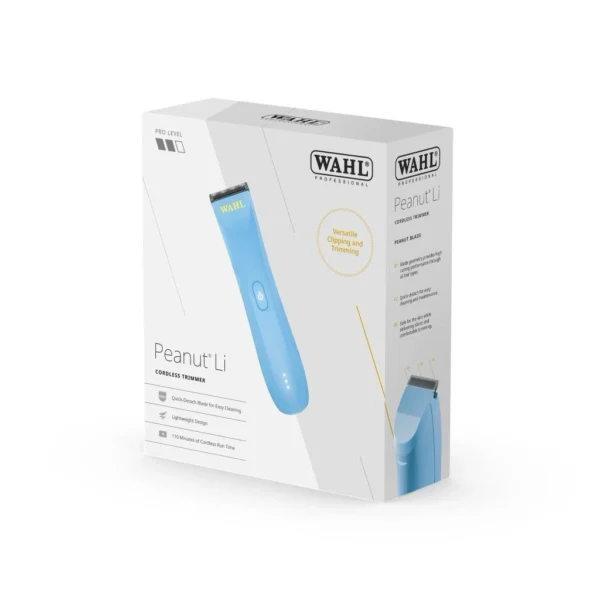Wahl Peanut Li Cordless Rechargeable Hair Trimmer Kit Blue 3026716-830